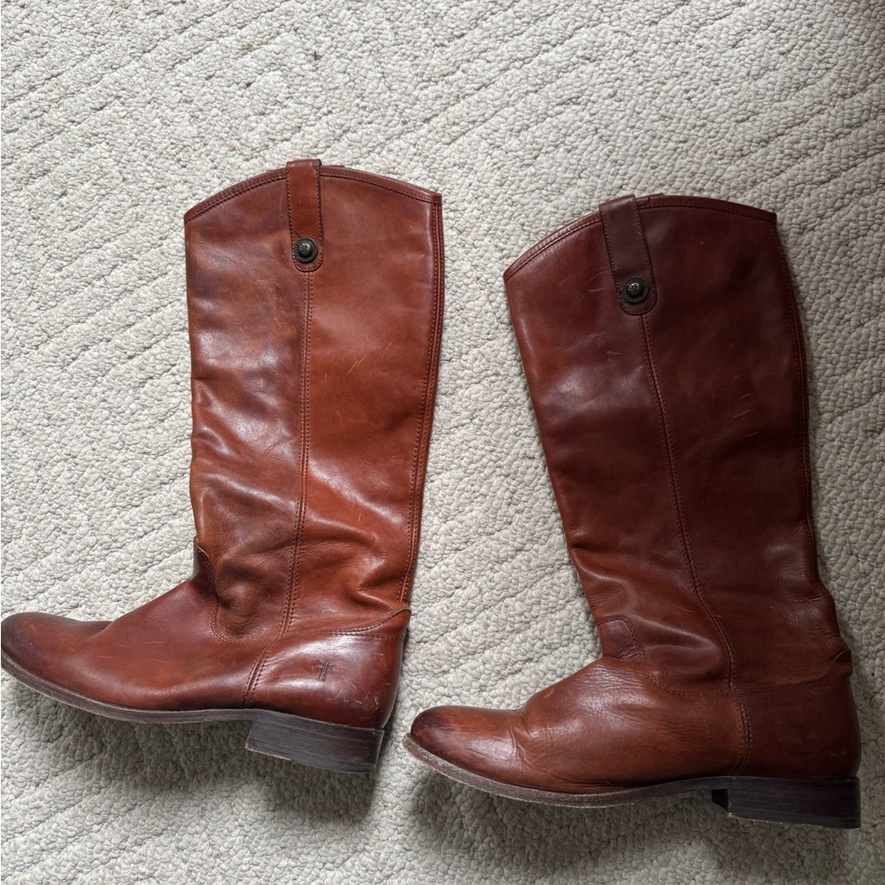 Frye Women's Brown Heeled Boots